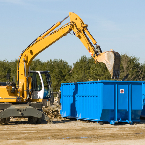 can i request a rental extension for a residential dumpster in Franklin Arizona